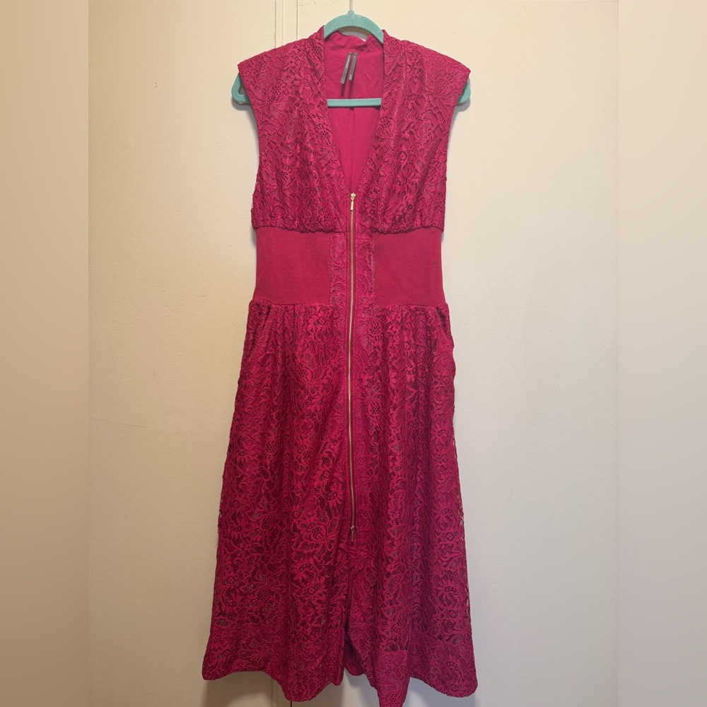 Anthropologie The Tommie Cap Sleeve Shirt Dress: Lace Edition